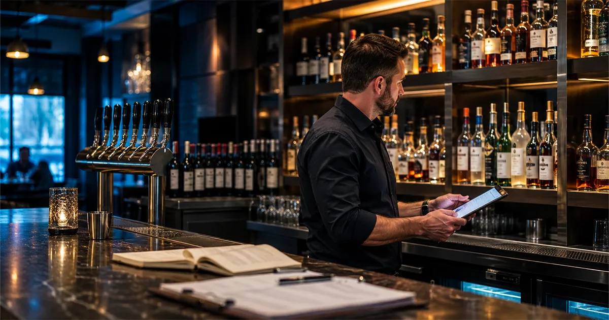 bar inventory checklist for weekly liquor beer and wine counts