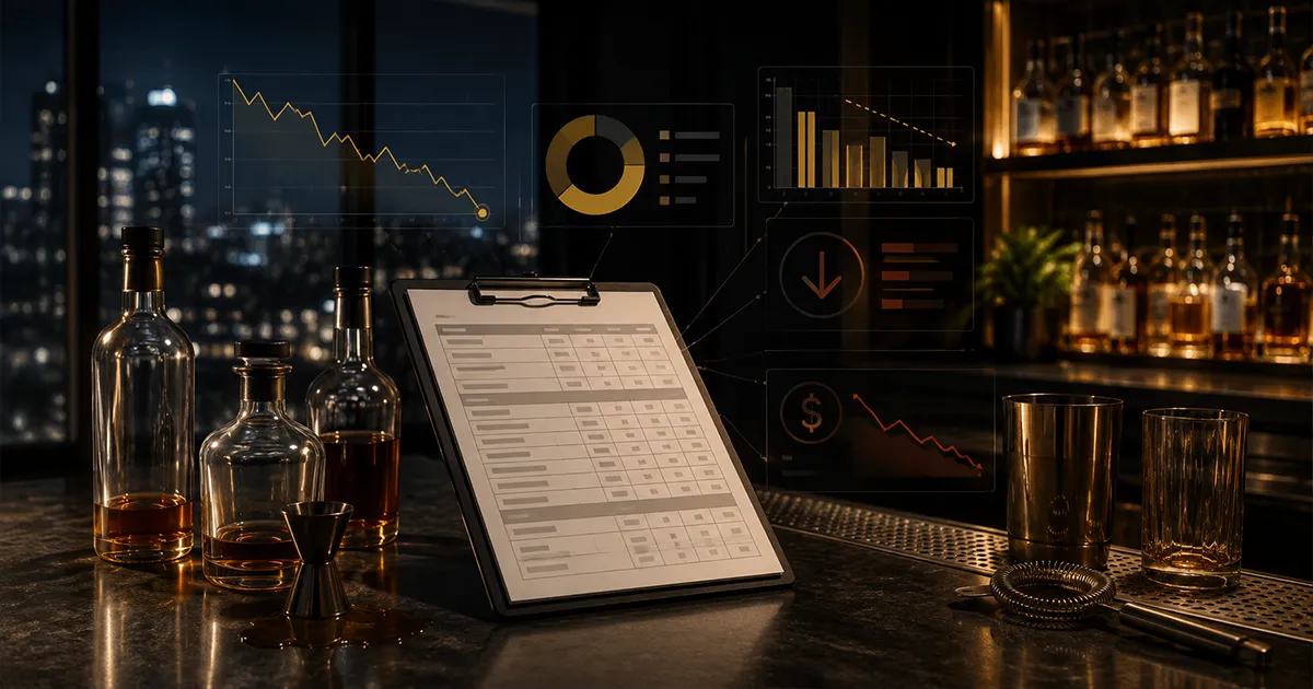 bar waste log tracking spills breakage comps employee shift and profit leaks