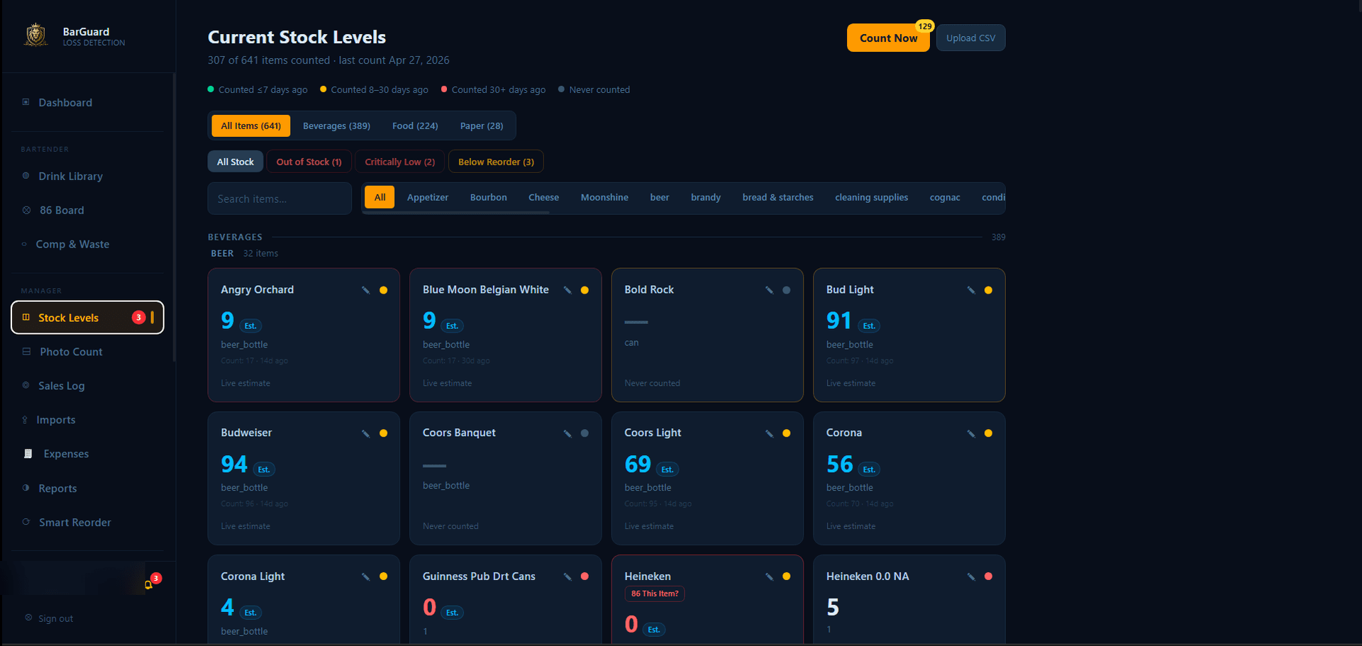 LIVE STOCK — BarGuard